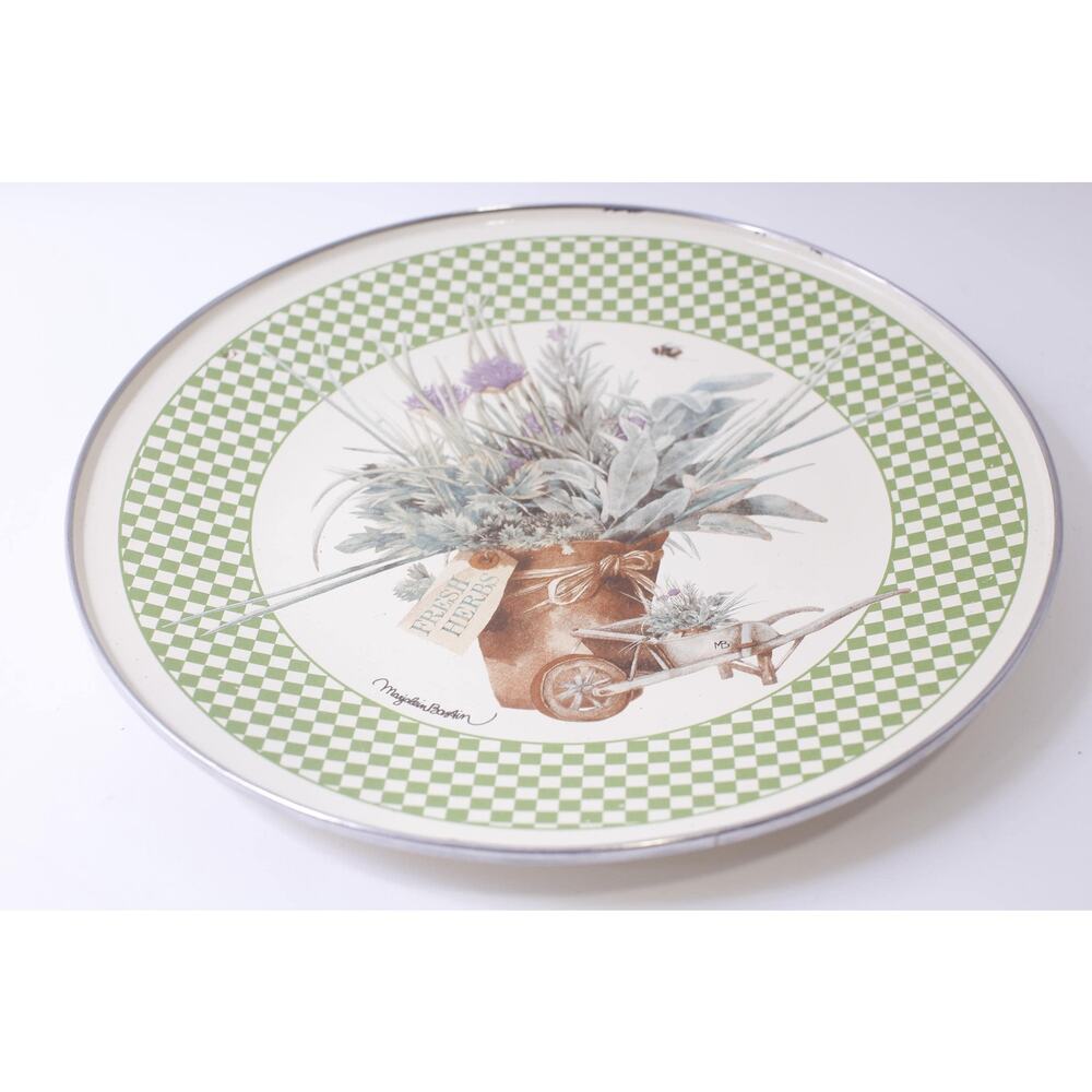 Marjolein Bastin Fresh Herbs Collectible Plate, Decorative ~ 241111-DIM E-2